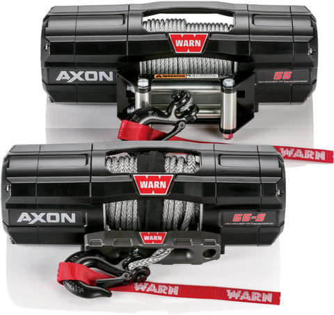 WARN AXON 5500 SYNTHETIC ROPE WINCH