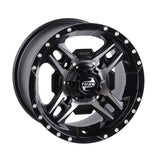 Tusk Beartooth UTV Wheels ( Machined/Black)