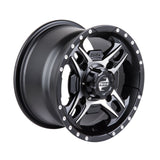 Tusk Beartooth UTV Wheels ( Machined/Black)