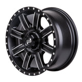 Tusk Cascade UTV Wheels (Milled/Black)