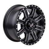 Tusk Cascade UTV Wheels (Milled/Black)