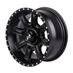 Tusk Cascade UTV Wheels (Matte Black)