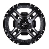 Tusk Beartooth UTV Wheels ( Machined/Black)