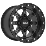 Weld Cheyenne Beadlock Wheels Black and Machined