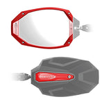 Seizmik Photon Side View Mirror - Cast Aluminum Color Bezel & Cap Kit - Red