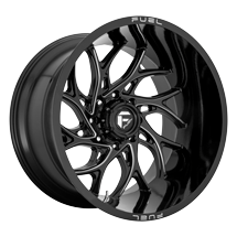 FUEL RUNNER WHEEL BLACK AND MILLED
